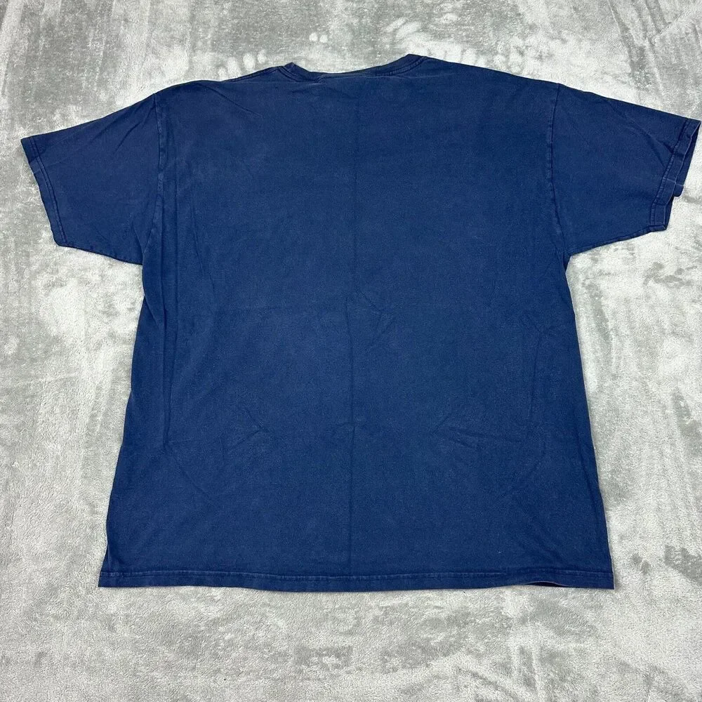 Vintage Sgt. Leisure Size‎ XL Navy Blue Embroidered Hawaii Volcano T-Shirt